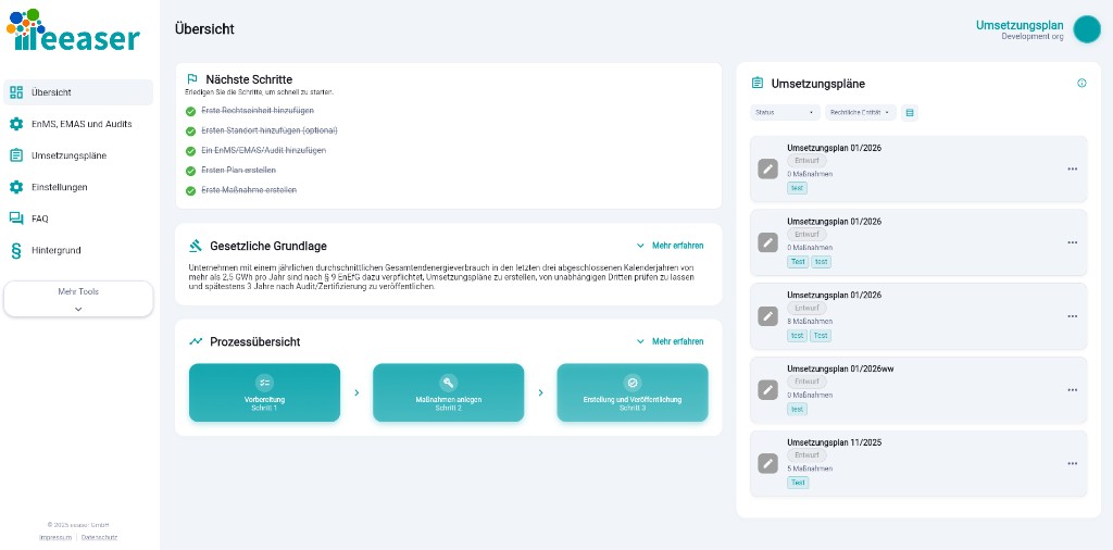 White-Label Compliance-Apps von eeaser unter Partner-Marke